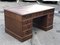 Large Mahogany Veneer Pedestal Desk 8