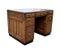 Mahogany Desk with Brass Handles, Image 3