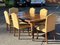 Mahogany Extending Dining Table & Chairs with 2 Leaves, Set of 7 2