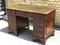 Mahogany Pedestal Desk with Green Leather Top 10