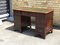 Mahogany Pedestal Desk with Green Leather Top 9