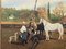 E .Wisniewski, Escena con animales, óleo sobre lienzo, 1964, enmarcado, Imagen 3