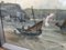 FE Jamieson, escena marina, siglo XX, acuarela, enmarcado, Imagen 4