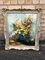 Bodegón floral, óleo sobre lienzo, enmarcado, Imagen 3