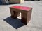 Pedestal Desk with Red Leather Top 6