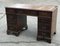 Pedestal Desk with Tan Leather Top., Image 2