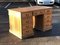 Vintage Pedestal Pine Desk 8