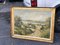 Danish Artist, Landscape, Large Oil on Canvas, Framed 3