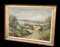 Artista danés, paisaje, grande óleo sobre lienzo, enmarcado, Imagen 2