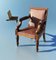 Regency Mahogany Reading Chair with Tan Leather, Image 3