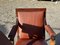 Regency Mahogany Reading Chair with Tan Leather 8