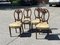 Inlaid Mahogany Dining Chairs, Set of 4 4