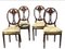 Inlaid Mahogany Dining Chairs, Set of 4, Image 1