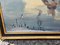 M Laufer, paisaje marino, pintura al óleo grande, enmarcado, Imagen 5