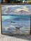 M Laufer, Seascape, Large Oil Painting, Framed 4