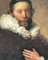 J Gaston, Porträt von Don Gianni Cononico, Oberhaupt der Katholischen Kirche, Palermo, 20. Jh., Öl an Bord, gerahmt 5