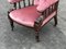 Victorian Armchair with Mahogany Frame, Buttoned Back Armchair 4