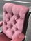Victorian Armchair in Mahogany Frame, Buttoned Back Armchair 8