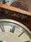 Victorian Dial Clock in Brass Inlaid Case, Convex Glass 3