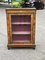 Victorian Inlaid Walnut Pier Display Cabinet 3