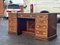 Victorian Mahogany & Brass Bound Campaign Desk 10