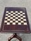 Victorian Chess Table in Mahogany with Tilt Top 7