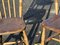 Victorian Kitchen Dining Chairs in Oak, Set of 4, Image 5