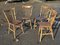 Victorian Kitchen Dining Chairs in Oak, Set of 4, Image 4