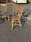 Victorian Kitchen Dining Chairs in Oak, Set of 4 3