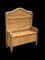 Victorian Pine Hall Bench with Shoe Cupboard 1