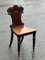 Victorian Shield Back Hall Chair in Mahogany 2