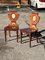 Victorian Shield Back Hall Chairs in Mahogany, Set of 2, Image 3