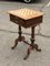 Victorian Chess Table in Walnut with Fitted Birds Eye Maple, Image 2