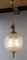 Französische Deckenlampe aus Messing & Glas, 1960 2