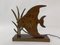 Mid-Century Teak Fish Nufa Clock, 1960s, Image 2