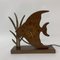 Mid-Century Teak Fish Nufa Clock, 1960s, Image 1