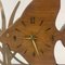 Horloge Nufa Mid-Century en Teck, 1960s 11