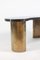 Coffee Table in Marble and Brass, 1980s, Image 5