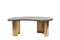 Coffee Table in Marble and Brass, 1980s 1