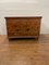 Antique Hardwood Carved Blanket Chest with Drawer, 1870 1