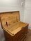 Antique Hardwood Carved Blanket Chest with Drawer, 1870 4