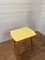 Yellow Rotatable TV Table, 1960s 3