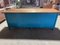 Vintage Industrial Workbench Blue with Original Top 6