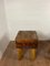 Vintage Butchers Chopping Block with Metal Fittings 2