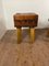 Vintage Butchers Chopping Block with Metal Fittings, Image 3