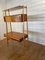 Vintage Monti Desk with Sliding Doors with Glass Shelves and Drawers by Frantisek Jirak, Image 3
