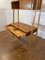 Vintage Monti Desk with Sliding Doors with Glass Shelves and Drawers by Frantisek Jirak 7