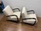Vintage H-269 Chairs in White, Set of 2, Image 8