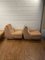 Vintage Sofa and Armchairs in Beige, Set of 3 6