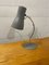 Lámpara de mesa Art Déco vintage de vidrio opalino verde, Imagen 3